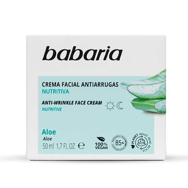 CREMA FACIAL ANTIARRUGAS ALOE VERA 50 ml.