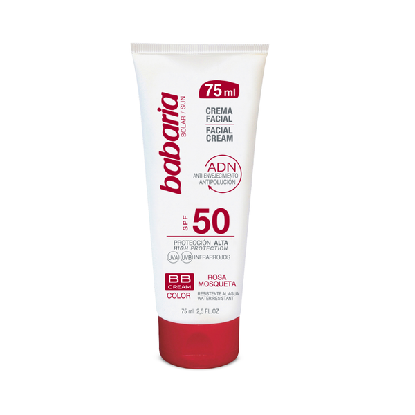 CREMA FACIAL SOLAR BB CREAM SPF50 75 ml.